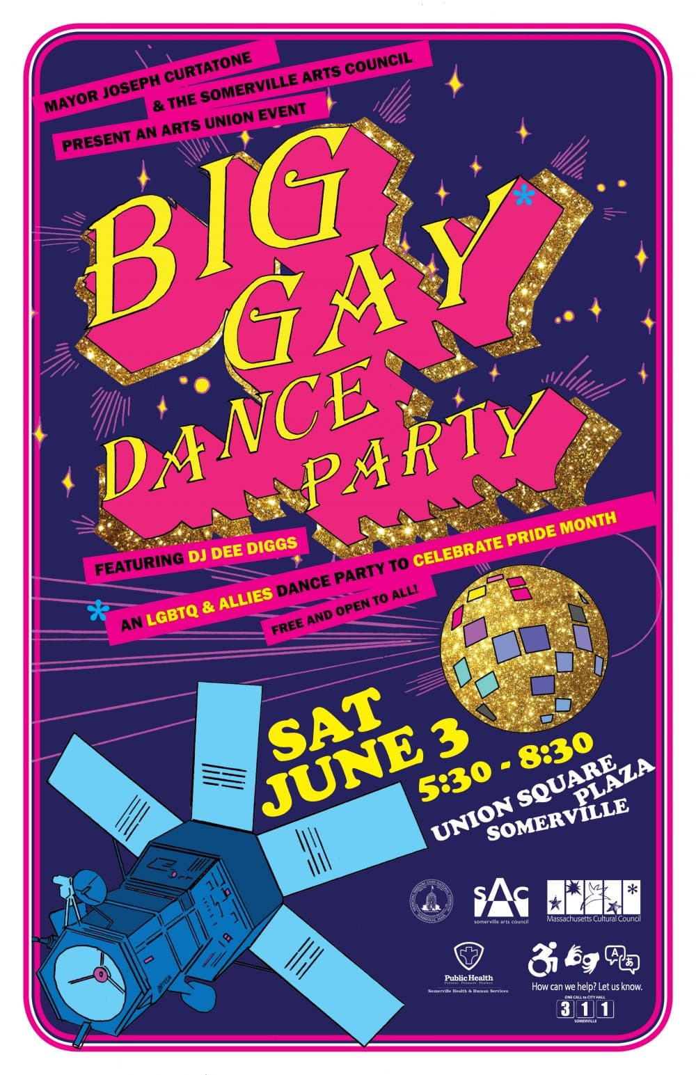 The Big Gay Dance Party's poster. (Courtesy)