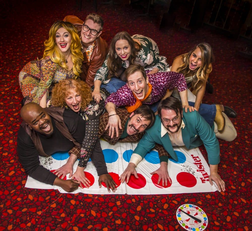 Cast members of &quot;Old School Game Show.&quot; (Photo Roger Gordy)