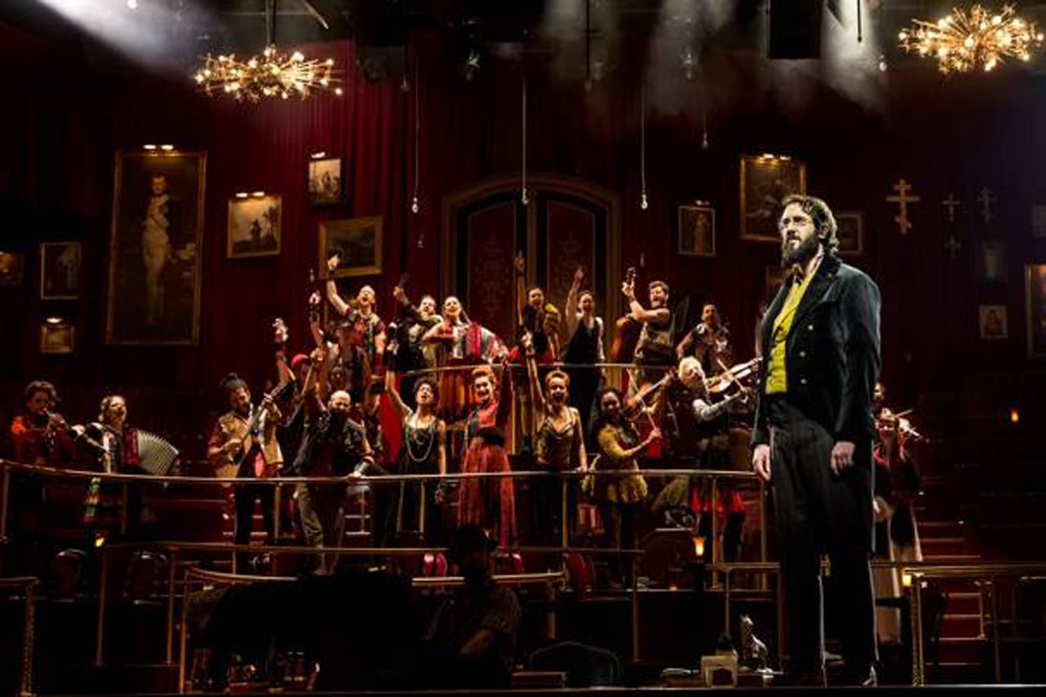 Josh Groban and the cast of &quot;Natasha, Pierre &amp; the Great Comet of 1812.&quot; (Courtesy &quot;Natasha, Pierre &amp; The Great Comet of 1812&quot;)