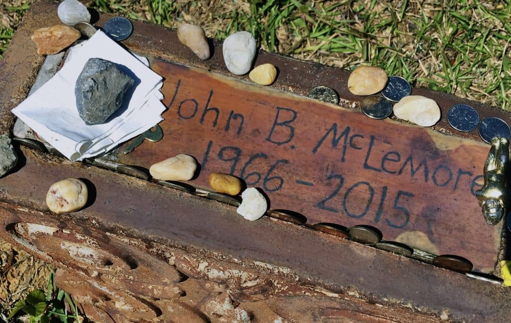 One of the implicit messages in &quot;S-Town&quot; is that John's suicide was inevitable, writes Karen Seif. But it is possible that mental health intervention could have saved his life. Pictured: This Wednesday, May 3, 2017 photo shows the grave of John B. McLemore, who is featured in the serialized podcast &quot;S-Town.&quot; (Jay Reeves/AP)