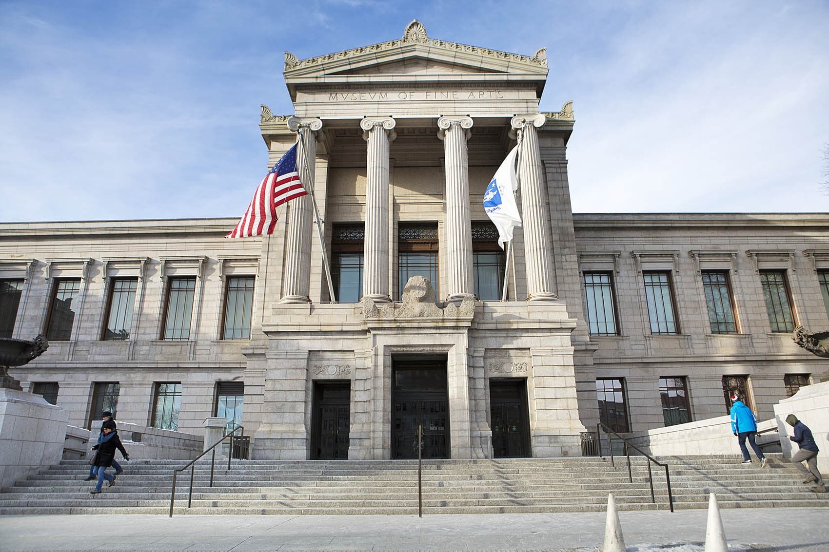 The Museum of Fine Arts in Boston. (Jesse Costa/WBUR)
