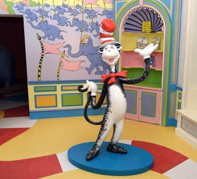The Cat in the Hat inside the new Dr. Seuss museum. (Courtesy Mark Murray)