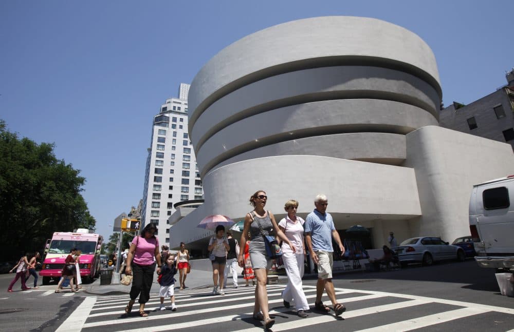The exterior of the Solomon R. Guggenheim Museum in New York. (Kathy Willens/AP)