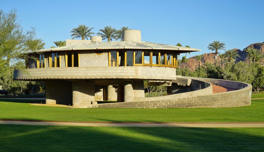The David and Gladys Wright House in Phoenix, built in 1952. (Courtesy)