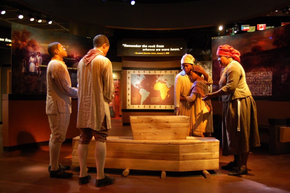 The African Burial Ground Interpretive Center in New York. (Courtesy Andrew Anway)