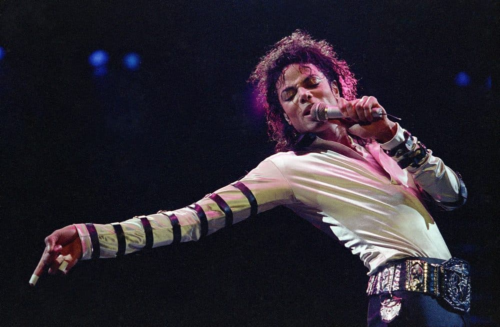 Michael Jackson performing in 1988. (Cliff Schiappa/AP)