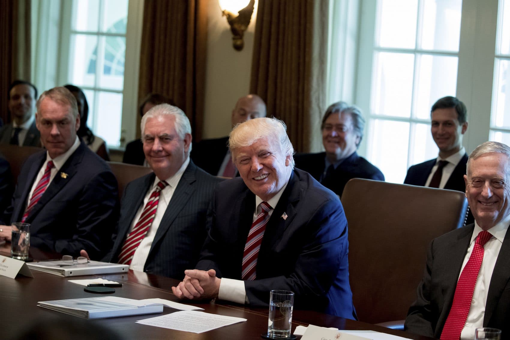 Trump's Fawning Cabinet Reveals A Mixed-Up Idea Of Leadership