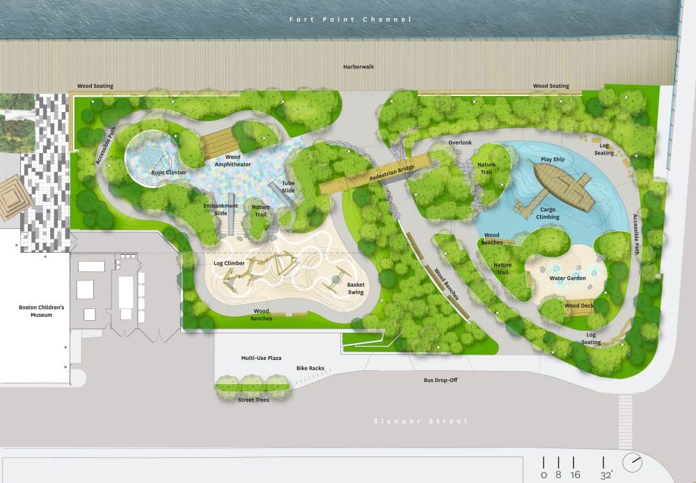 A rendering of Martin's Park (Courtesy of the city of Boston)