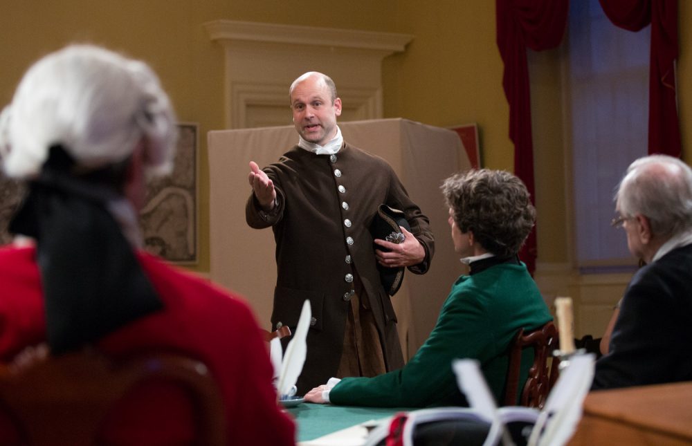 Craig Ciampa portraying Samuel Adams in &quot;Blood on the Snow.&quot; (Courtesy Justin Saglio)