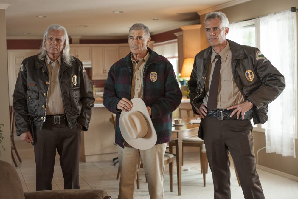 Michael Horse, Robert Forster and Dana Ashbrook. (Courtesy Suzanne Tenner/Showtime)