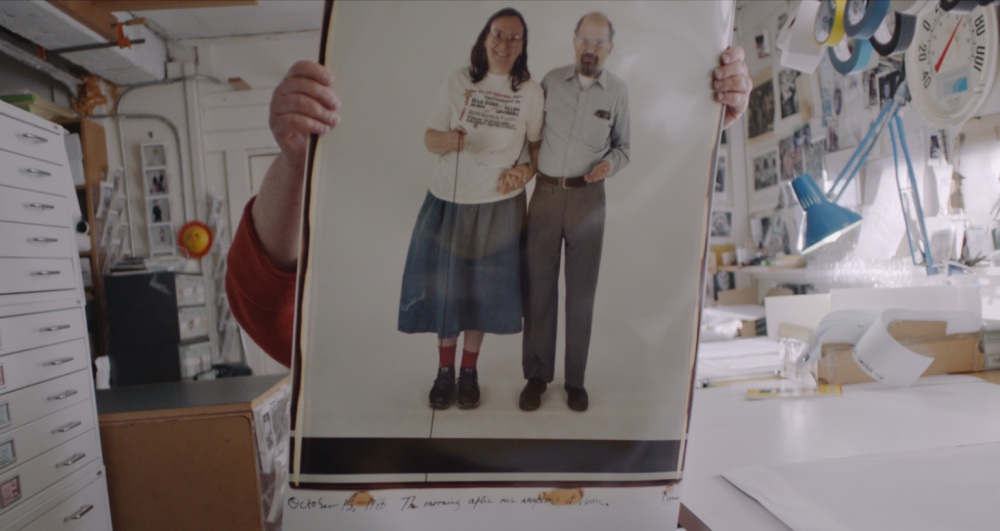 Elsa Dorfman with Allen Ginsberg. (Courtesy Neon)