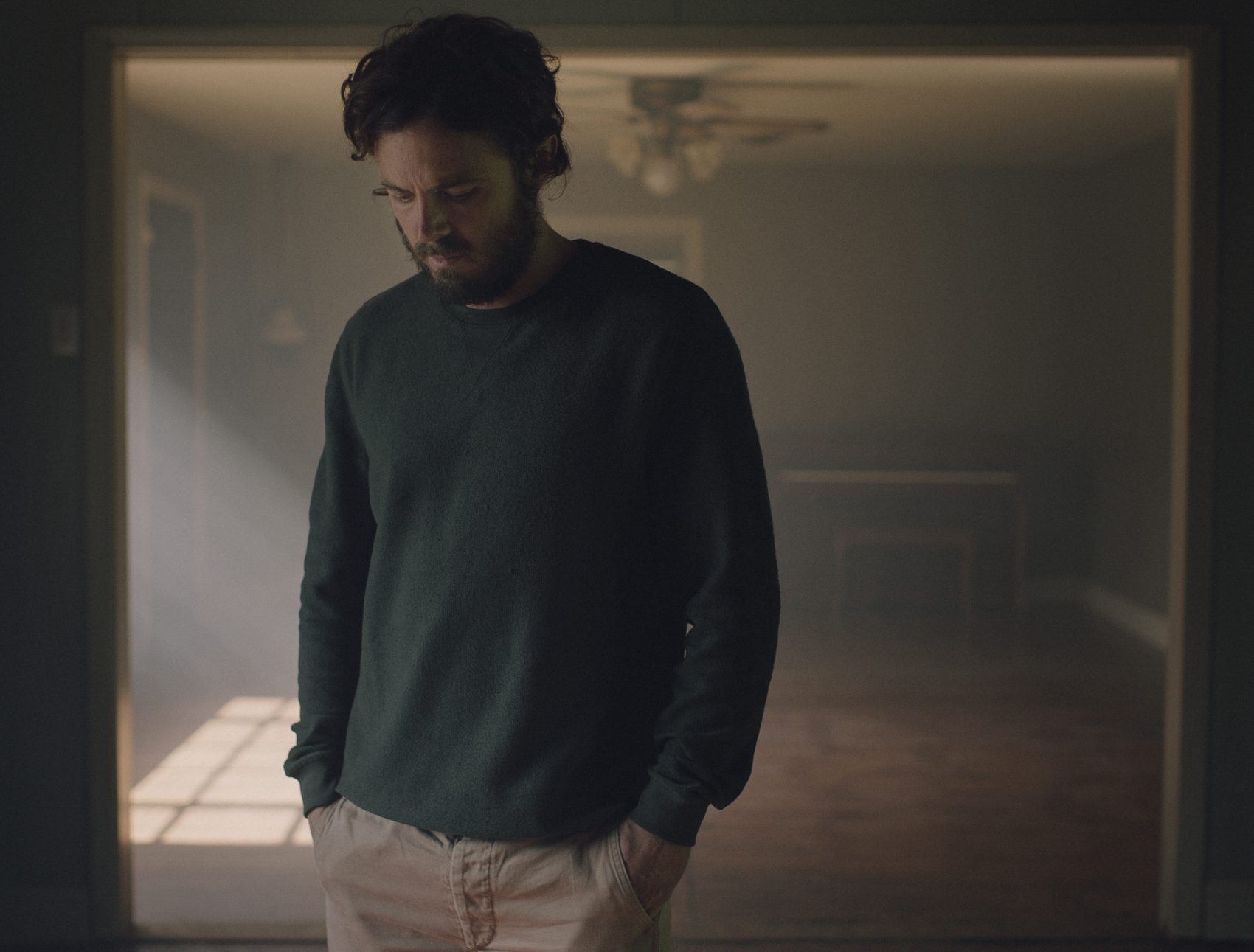 Casey Affleck in &quot;A Ghost Story.&quot; (Courtesy Bret Curry/A24)