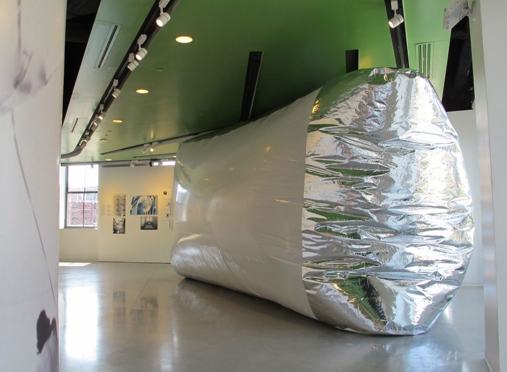 At BSA Space, you can walk into Mary E. Hale and Katarzyna Balug's inflatable “The Moment.&quot; (Courtesy of BSA Space)