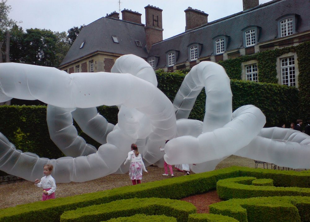 This Weekend Only, Giant Inflatable 'Worm-Like' Things Will