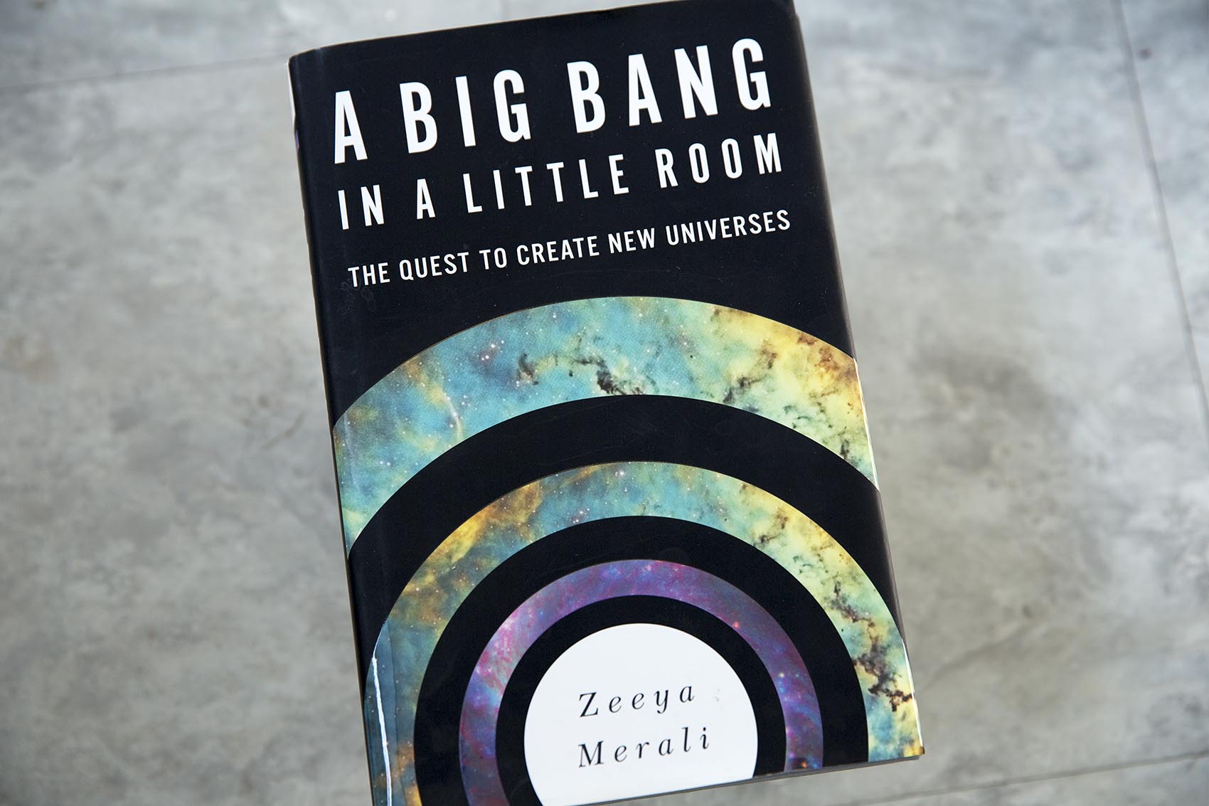 "A Big Bang In A Little Room," by Zeeya Merali. (Robin Lubbock/WBUR)