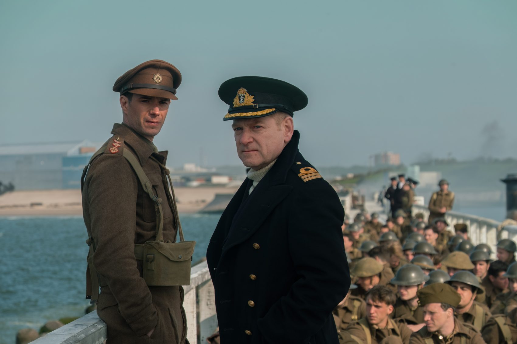 James D'Arcy, left, and Kenneth Branagh in &quot;Dunkirk.&quot; (Courtesy Warner Bros. Pictures)