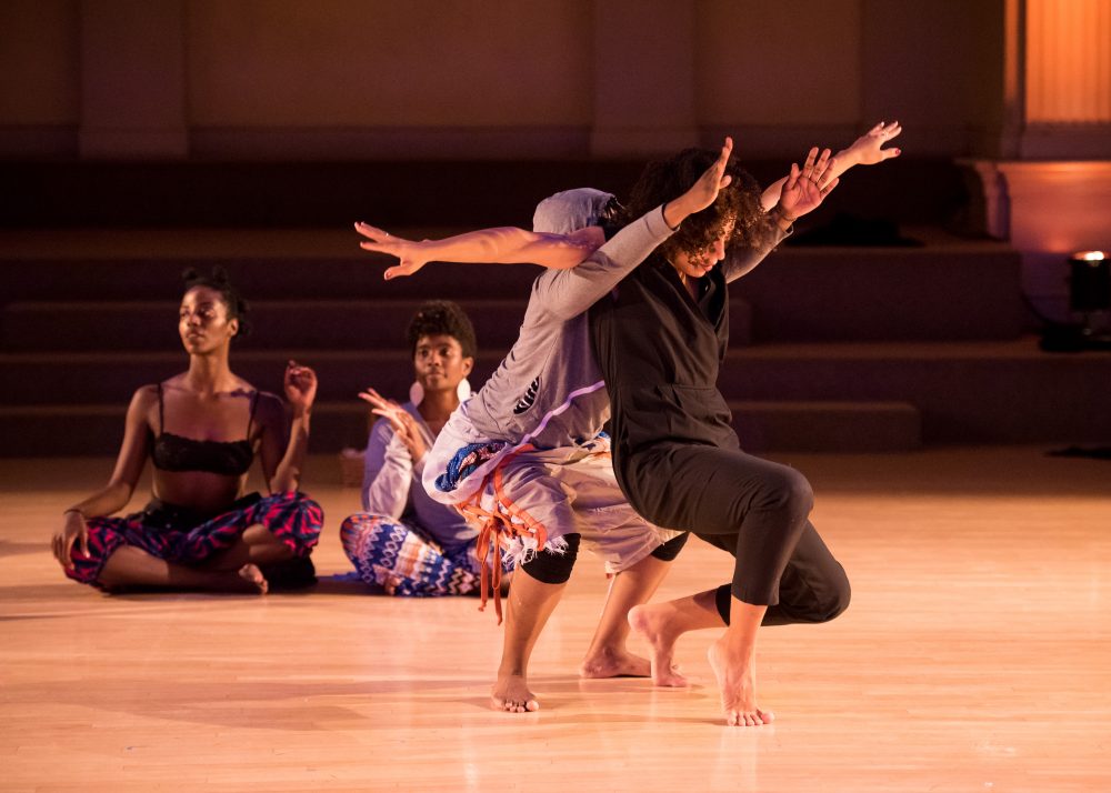 Skeleton Architecture performing at Danspace last year. (Courtesy Ian Douglas)