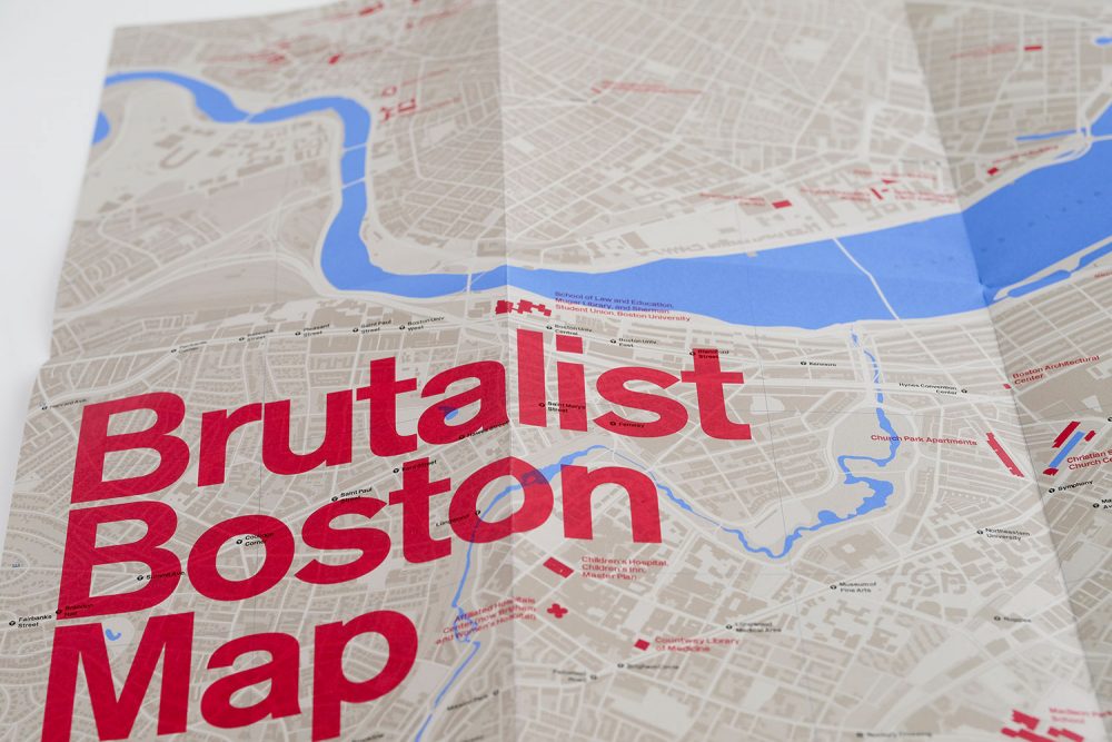 Brutalist Boston Map. (Courtesy Blue Crow Media)