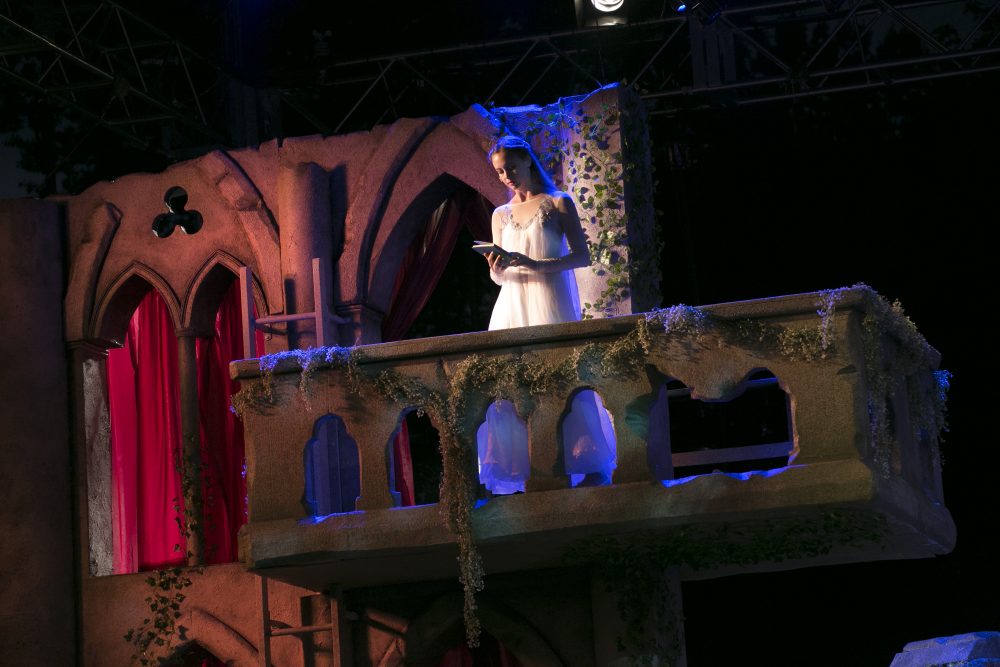 Gracyn Mix as Juliet in Commonwealth Shakespeare Company's production of &quot;Romeo and Juliet.&quot; (Courtesy Evgenia Eliseeva)