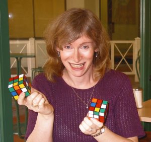 When Jessics Fridrich posted the system she’d developed for solving the Rubik’s Cube online, cube-solving began to make a comeback (Courtesy Jessica Fridrich)