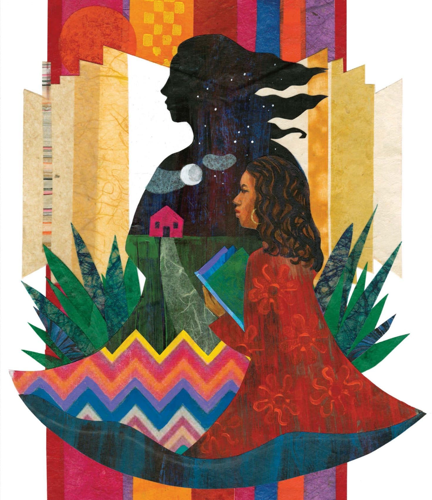 "Out of Wonder: House on Mango Street" by Ekua Holmes. (Courtesy of the artist)