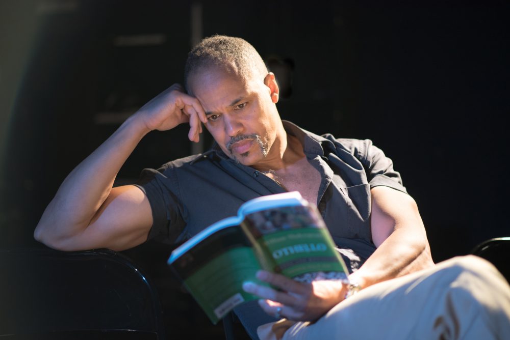 Keith Hamilton Cobb, performing in &quot;American Moor,&quot; in Boston. (Courtesy Chris Lang)