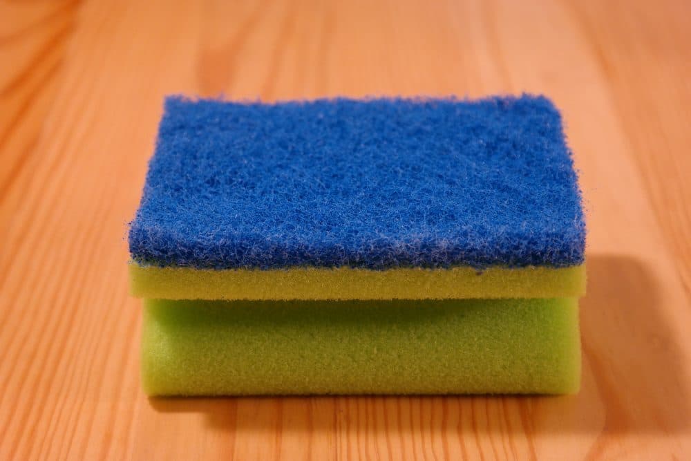 Kitchen sponges are teeming with microbes, and microwaving them or washing them in hot water doesn’t work to kill those germs, according to a new study. (Hans/Pixabay)