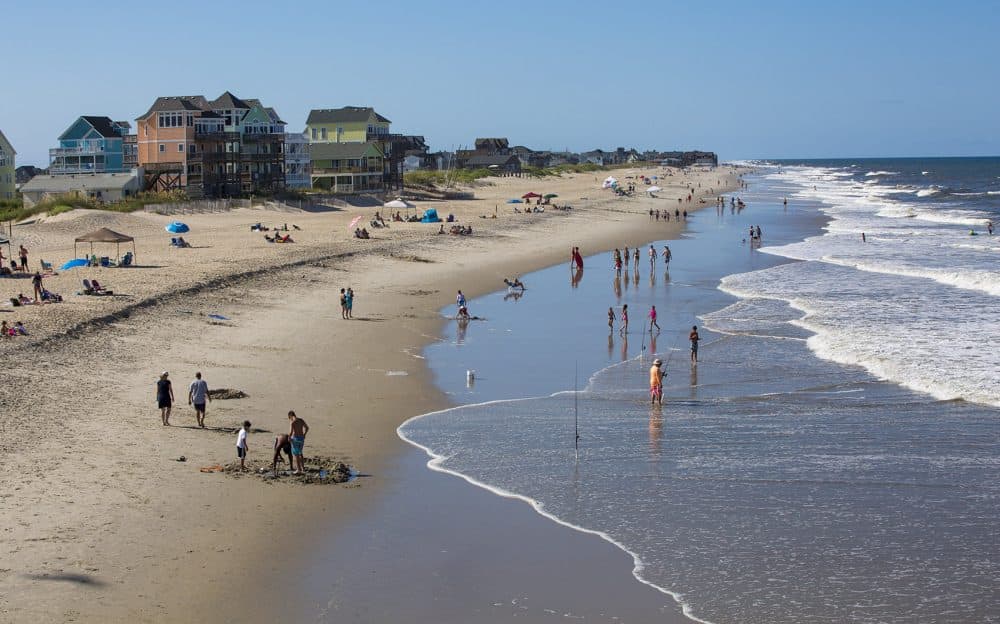 A view of Rodanthe Beach on North Carolina's Outer Banks. (Jesse Costa/WBUR)