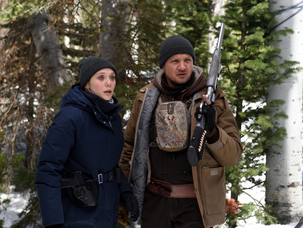 Elizabeth Olsen as FBI agent Jane Banner and Jeremy Renner as Cory Lambert in &quot;Wind River&quot; (Courtesy Fred Hayes/The Weinstein Company)