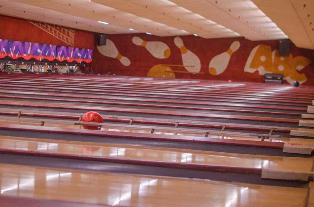 Sunday, August 13, 2017, Lanes and Games offers one last chance for strikes, spares and gutter balls before changing from a destination to a memory. (Sharon Brody/WBUR)