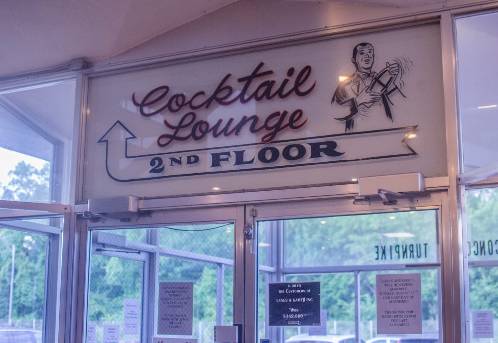 A few days before Lanes and Games closed forever, 63-year-old Michael Czitrom of Jamaica Plain was spending one last evening there with his friends. &quot;Of course I love bowling, but the atmosphere in this place is just unbelievable. The bar also is pretty kickass.&quot; (Sharon Brody/WBUR)