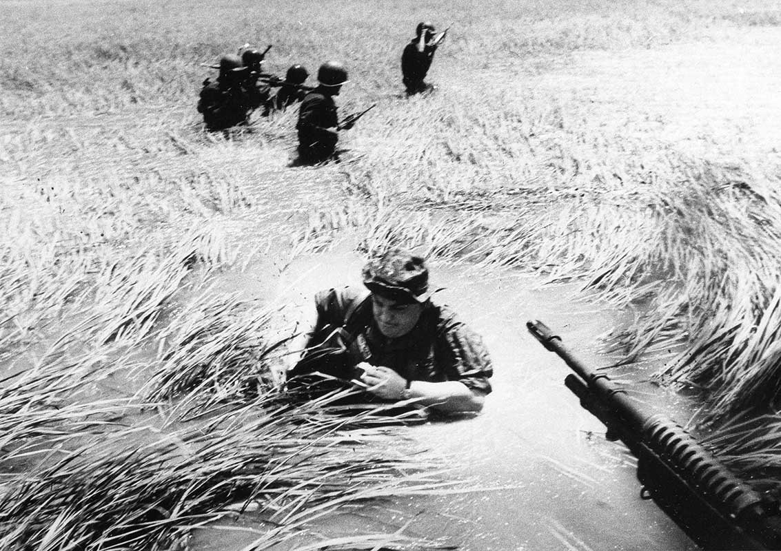 Photojournalist Horst Fass in the Mekong Delta. (Courtesy Tom Herman)