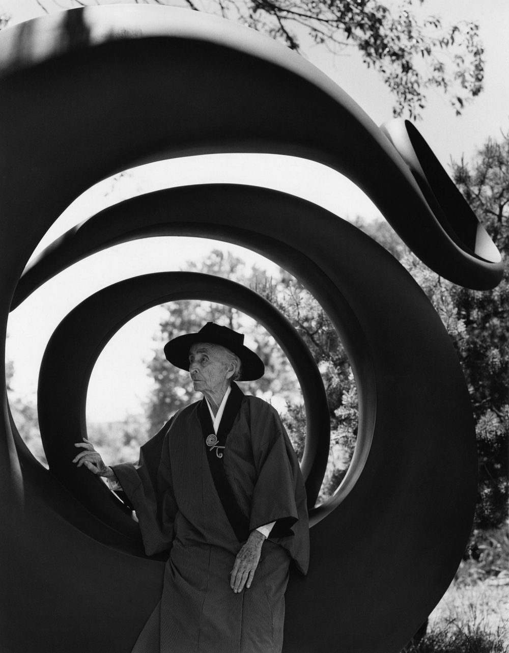 Bruce Weber's 1984 photo &quot;Georgia O’Keeffe, Abiquiu, N.M.&quot; (© Bruce Weber)