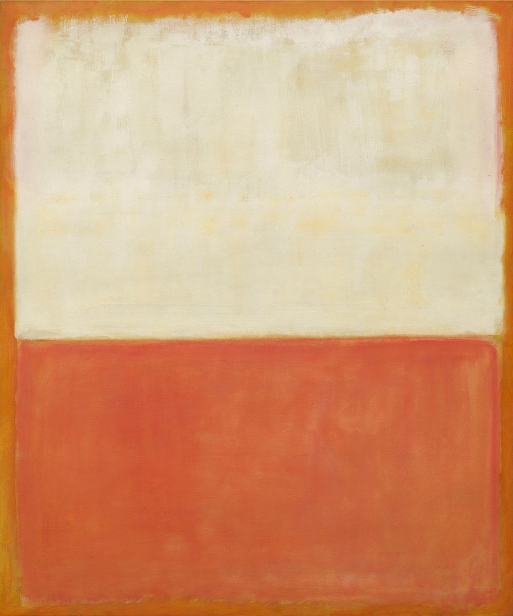 Mark Rothko's 1955 painting &quot;Untitled. (Courtesy National Gallery of Art, Washington, and Museum of Fine Arts, Boston)