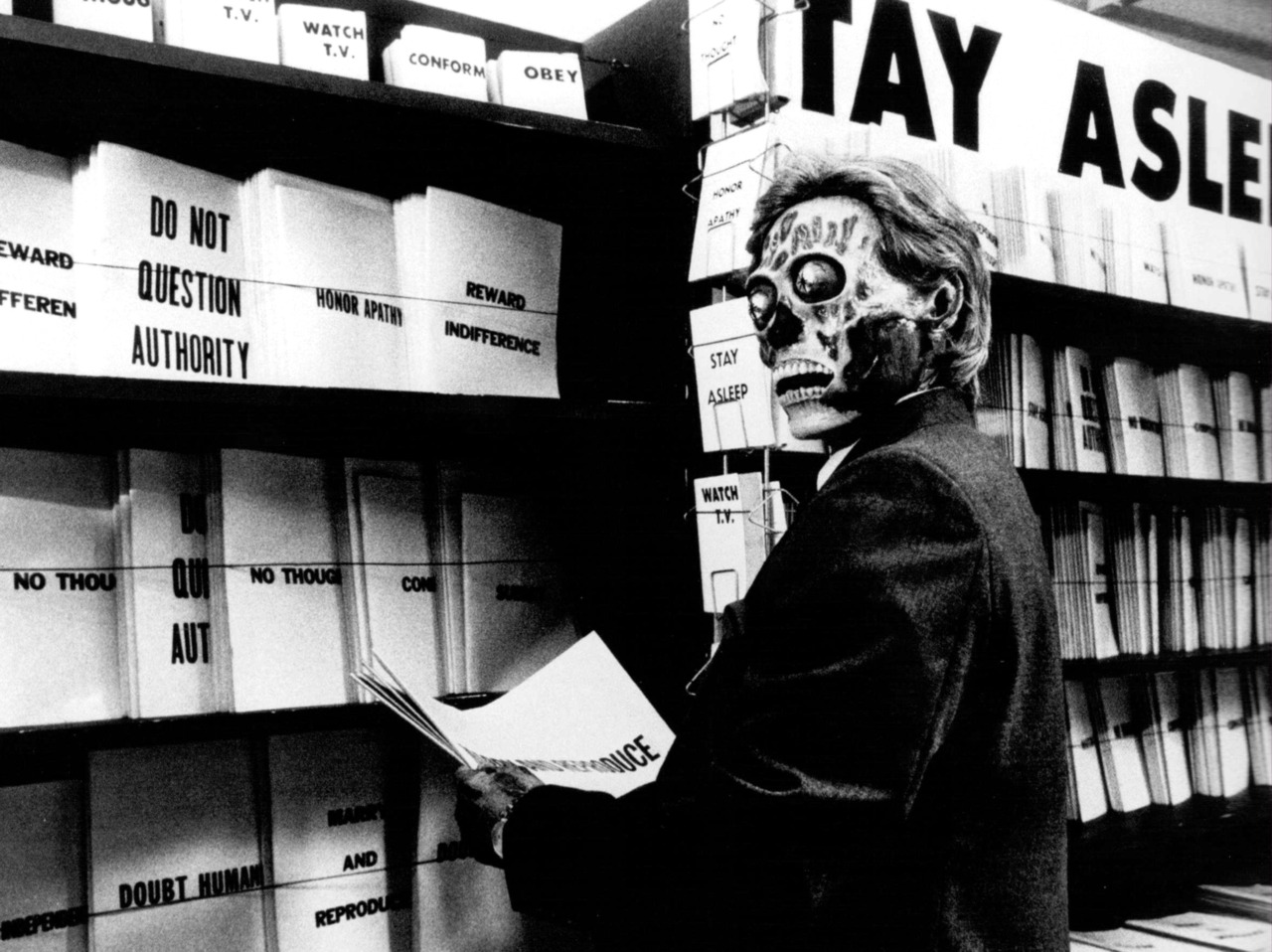 A scene from "They Live." (Courtesy Universal)