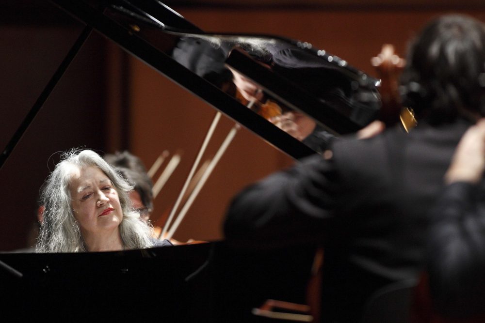 Martha Argerich performs in Rome in 2011. (Courtesy Musacchio &amp; Ianniello/Celebrity Series)