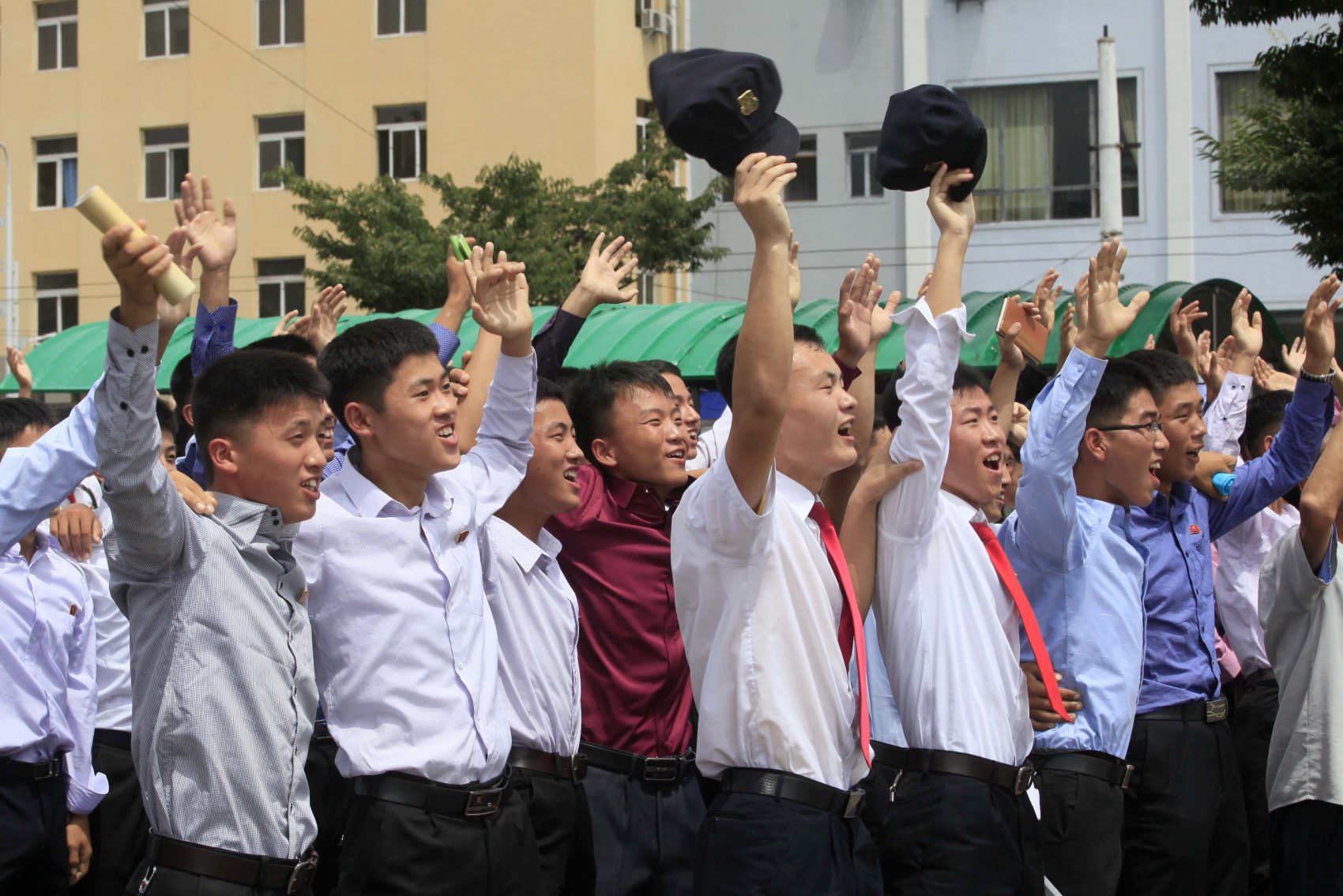 More tumult in the White House, despite Trump's tweet to the contrary, as the stock market soars and the president's popularity dips. All that and more from Tom Keane's weekly news roundup. Pictured: People react while watching a news broadcast on a missile launch in Pyongyang, North Korea, Saturday, July 29, 2017. North Korean leader Kim Jong Un said the flight demonstrated his country can hit the U.S. mainland; analysts had already concluded that a wide swath of the United States, including Los Angeles and Chicago, is now in range of North Korean weapons. (Jon Chol Jin/AP)