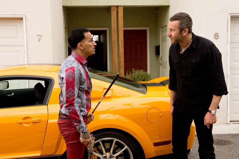 Yago (Goya Robles) and Miles (Chris O'Dowd) in &quot;Get Shorty.&quot; (Courtesy Epix)