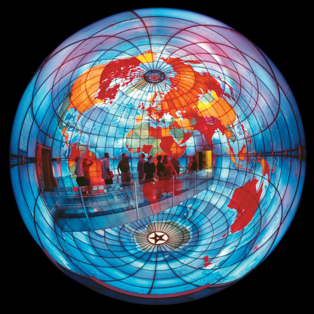 The Mapparium at the Mary Baker Eddy Library.(Courtesy The Mary Baker Eddy Library)