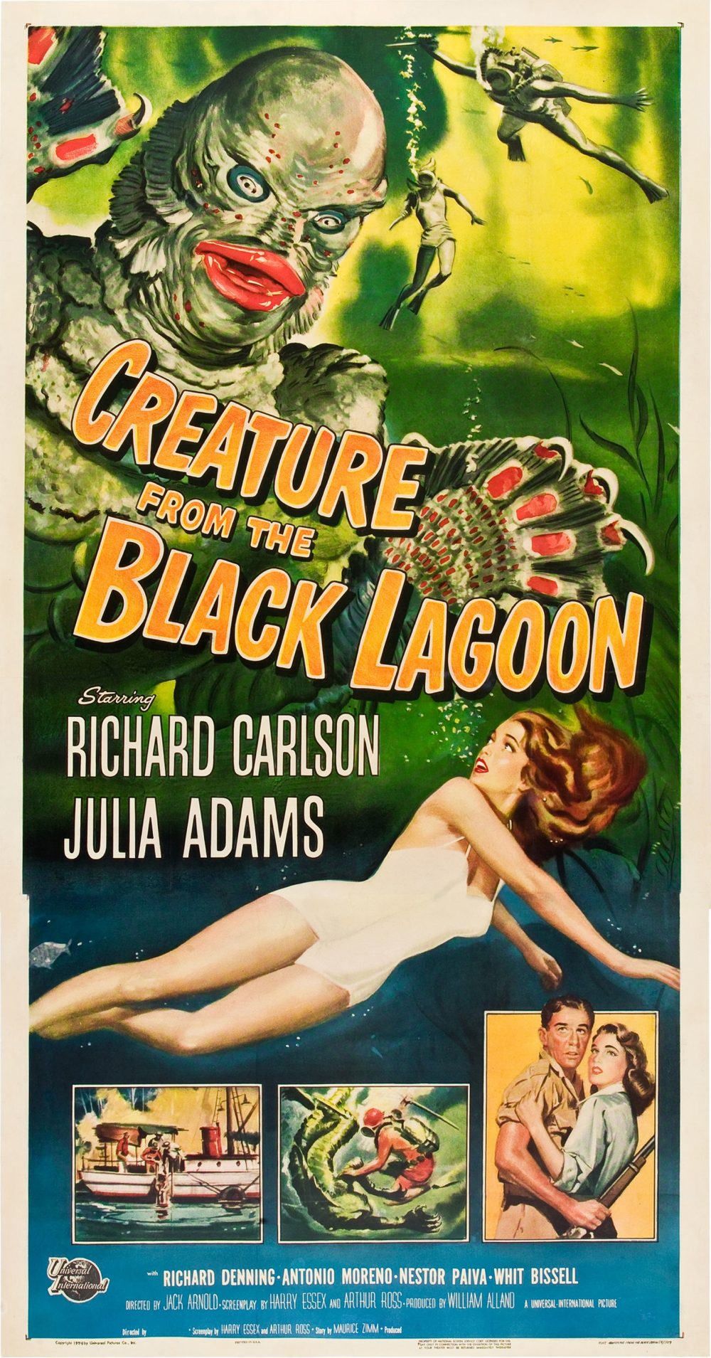 A poster from 1954s "Creature from the Black Lagoon" (Courtesy Collection of Kirk Hammett/Universal Studios Licensing, LLC)