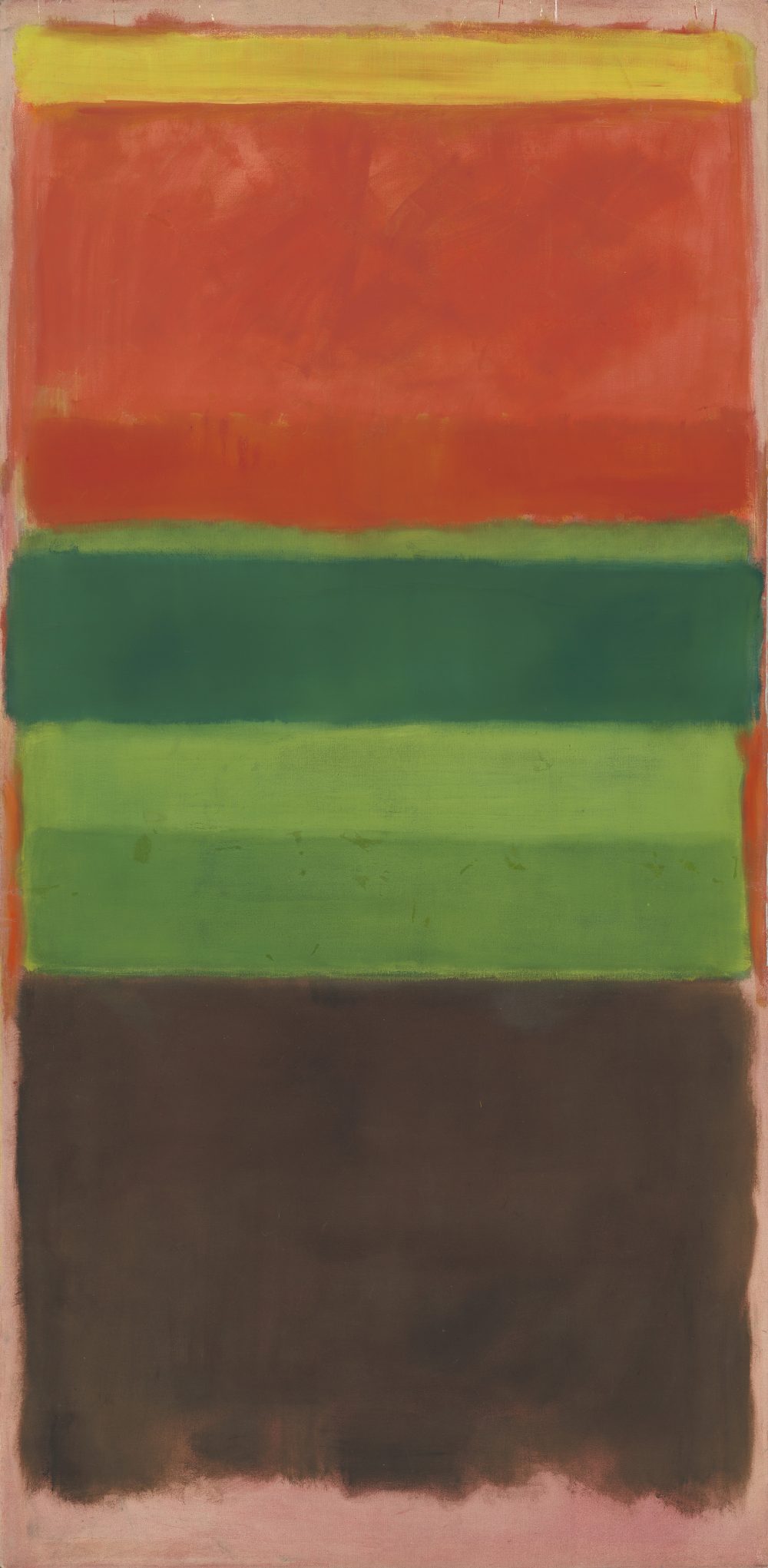 Mark Rothko's "Untitled," painted in 1949 with oil and mixed media on canvas. (Courtesy National Gallery of Art, D.C.; Mark Rothko Foundation; Museum of Fine Arts, Boston)