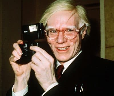 Andy Warhol in 1976. (Richard Drew/AP)