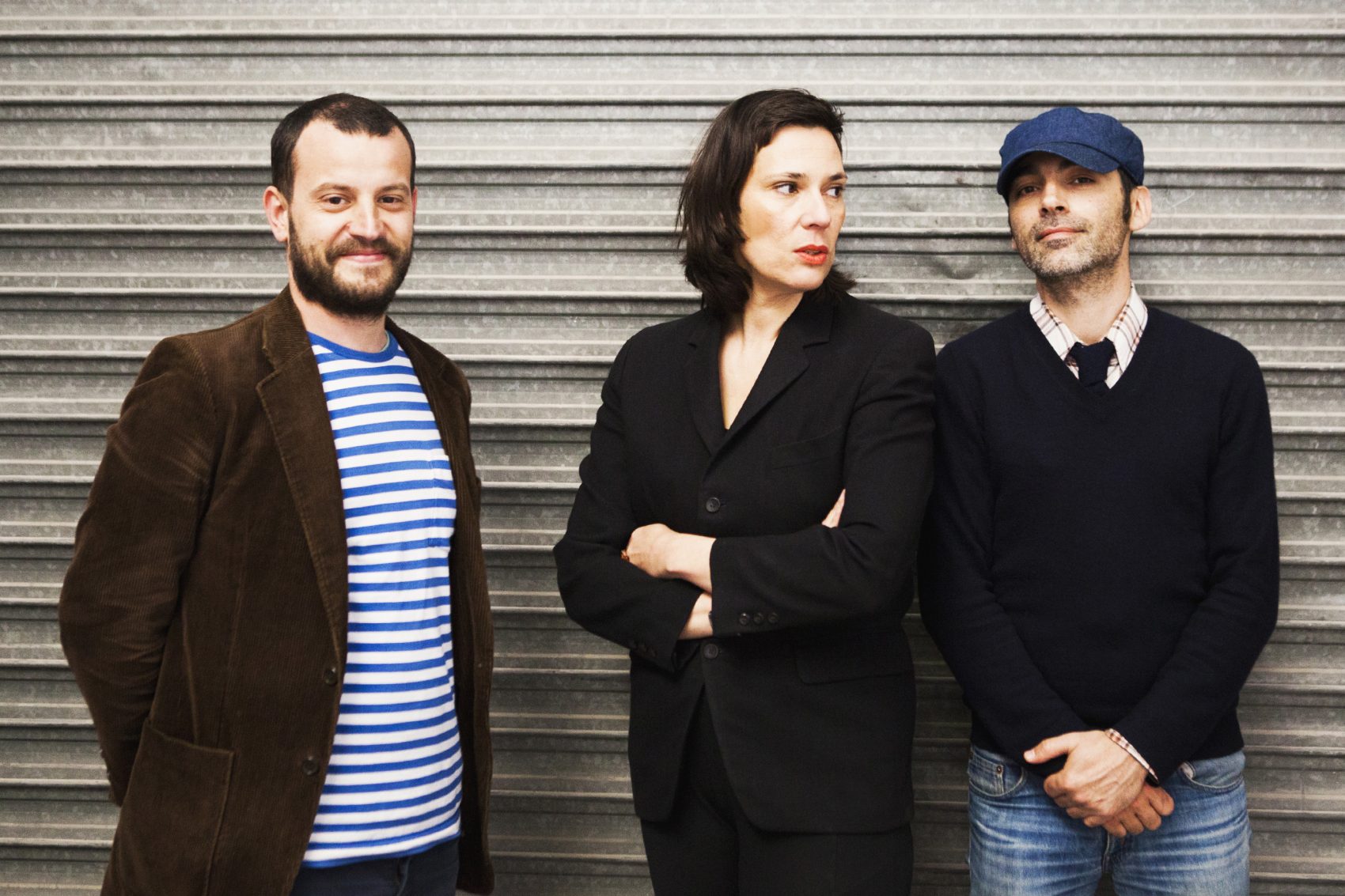 Xavi Munoz, Laetitia Sadier and Emmanuel Mario. (Courtesy Olia El Chenbaum)