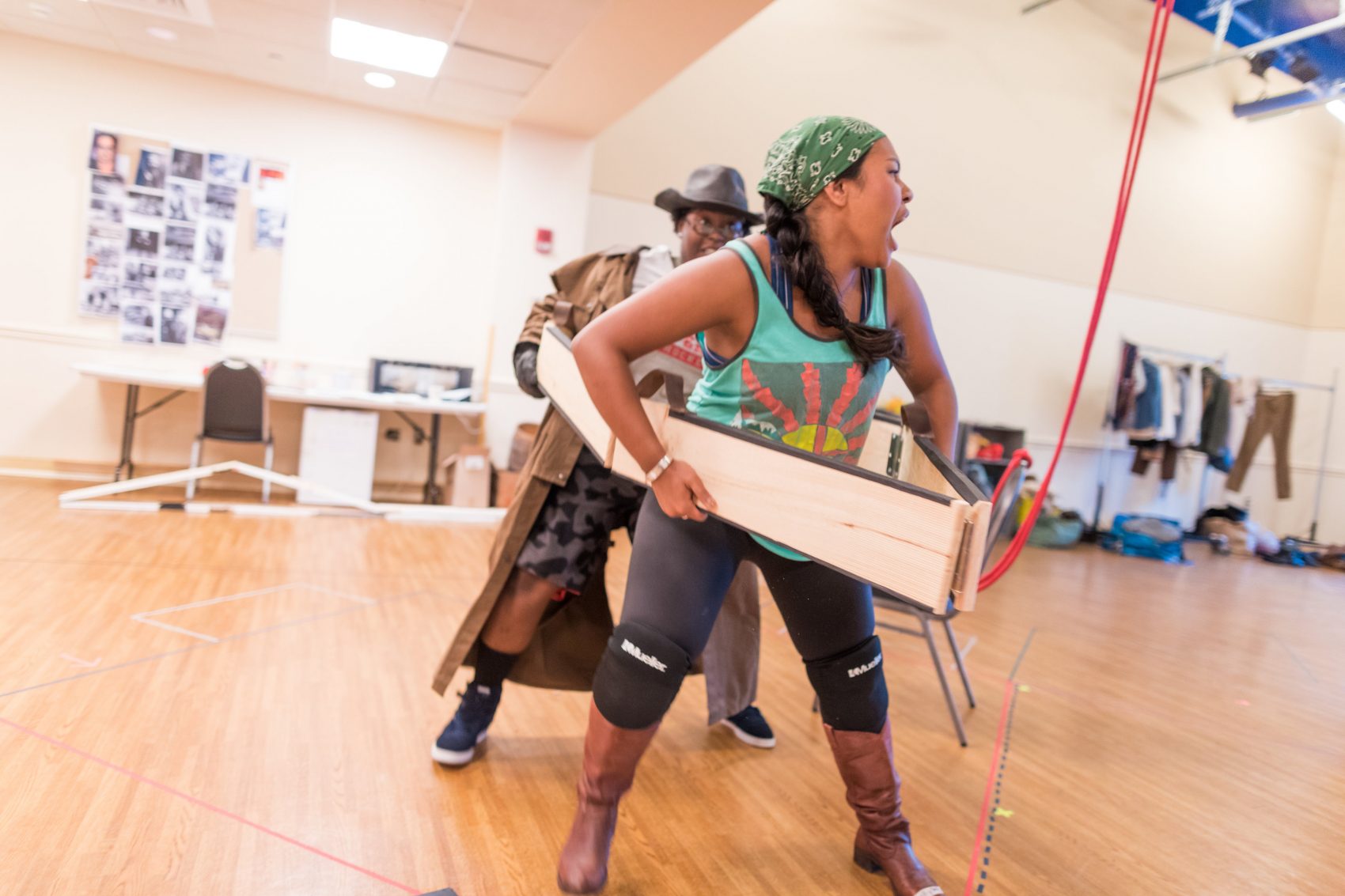 Alice Kabia and Ally Dawson rehearse. (Courtesy Nile Hawver/Nile Scott Shots)