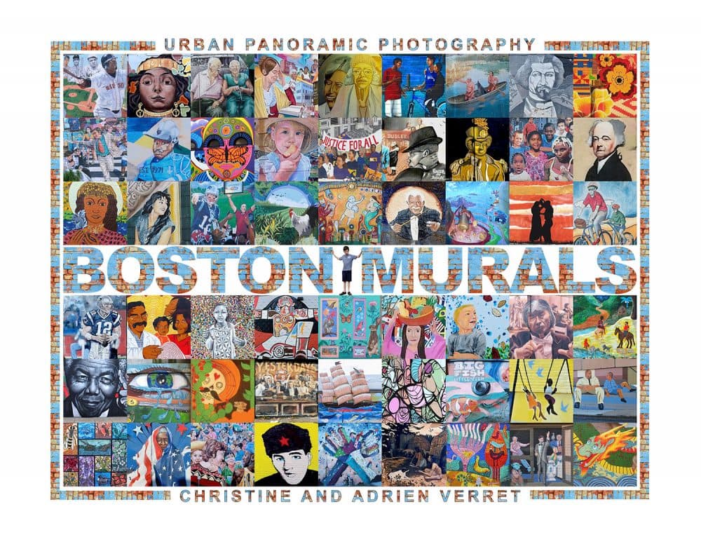 The cover of Christine and Adrien Verret's book &quot;Boston Murals.&quot; (Courtesy of the authors)