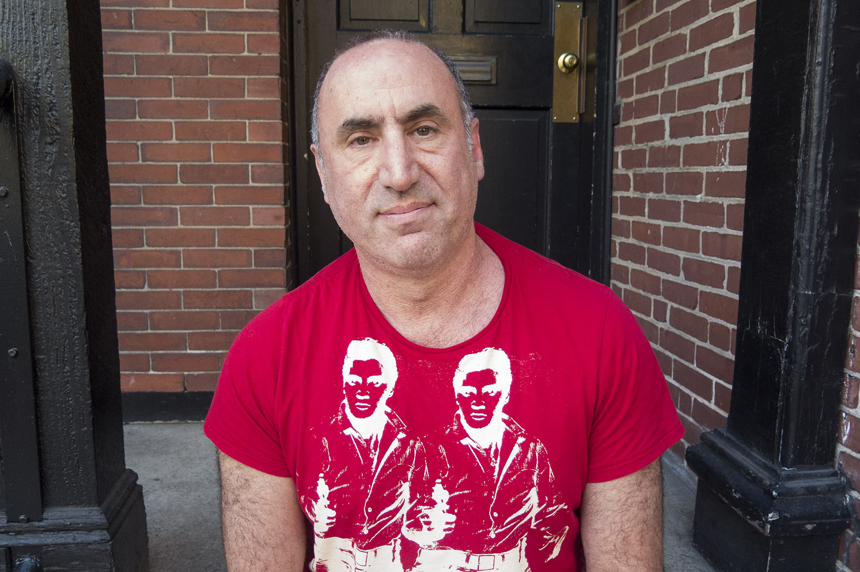 Rob Roth at the American Repertory Theater in Cambridge, where his play "WARHOLCAPOTE" has its premiere. (Andrea Shea/WBUR)