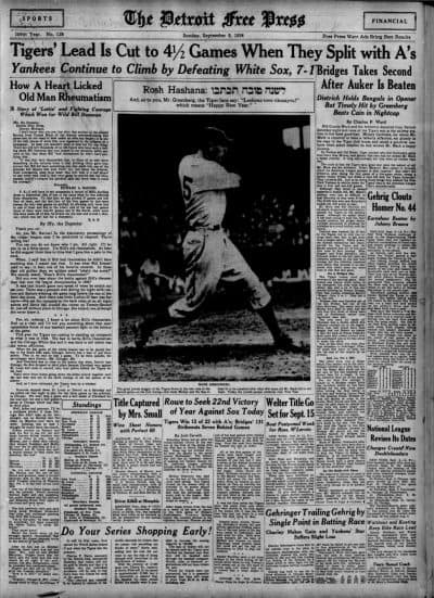 The Detroit Free Press, Sept. 9, 1934.