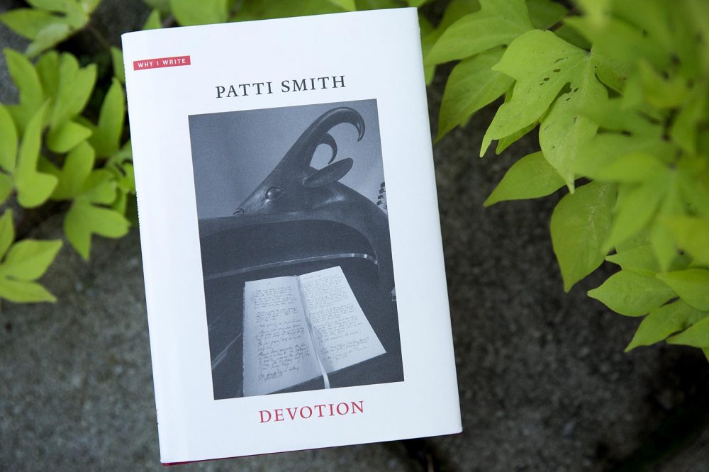 Patti Smith's latest book &quot;Devotion.&quot; (Robin Lubbock/WBUR)