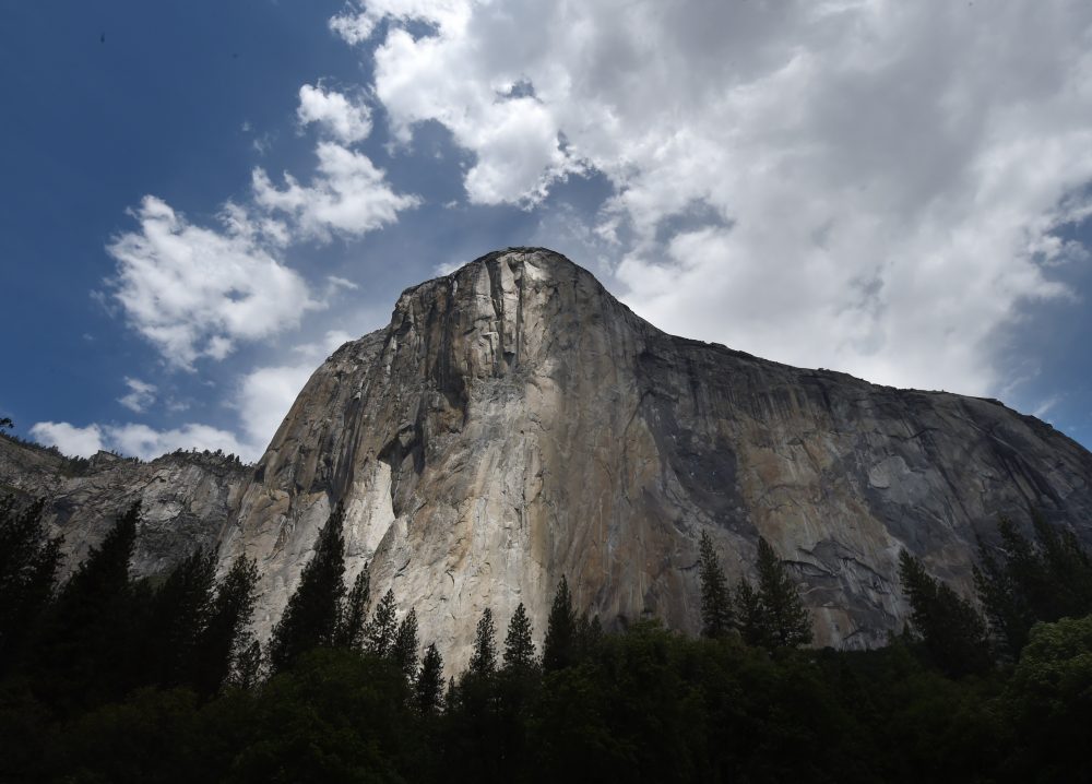 The El Capitan monolith in the Yosemite National Park in California on June 4, 2015. (Mark Ralston/AFP/Getty Images)