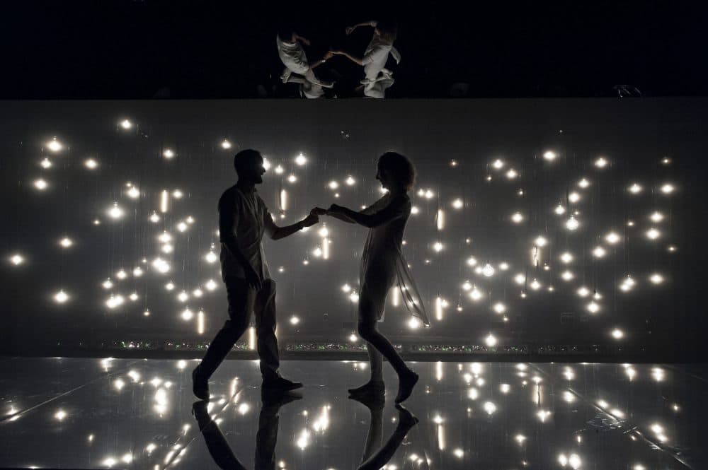 Nael Nacer and Marianna Bassham in &quot;Constellations&quot; at Central Square Theater. (Courtesy of A.R. Sinclair/Central Square Theater)